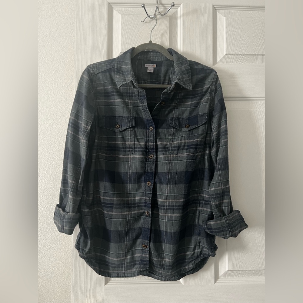 Carhartt Dark Green Checkered Shirt